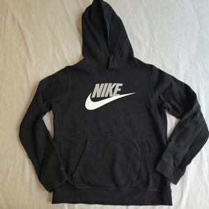 Nike Kids Boys XL Classic Black Logo Hoodie